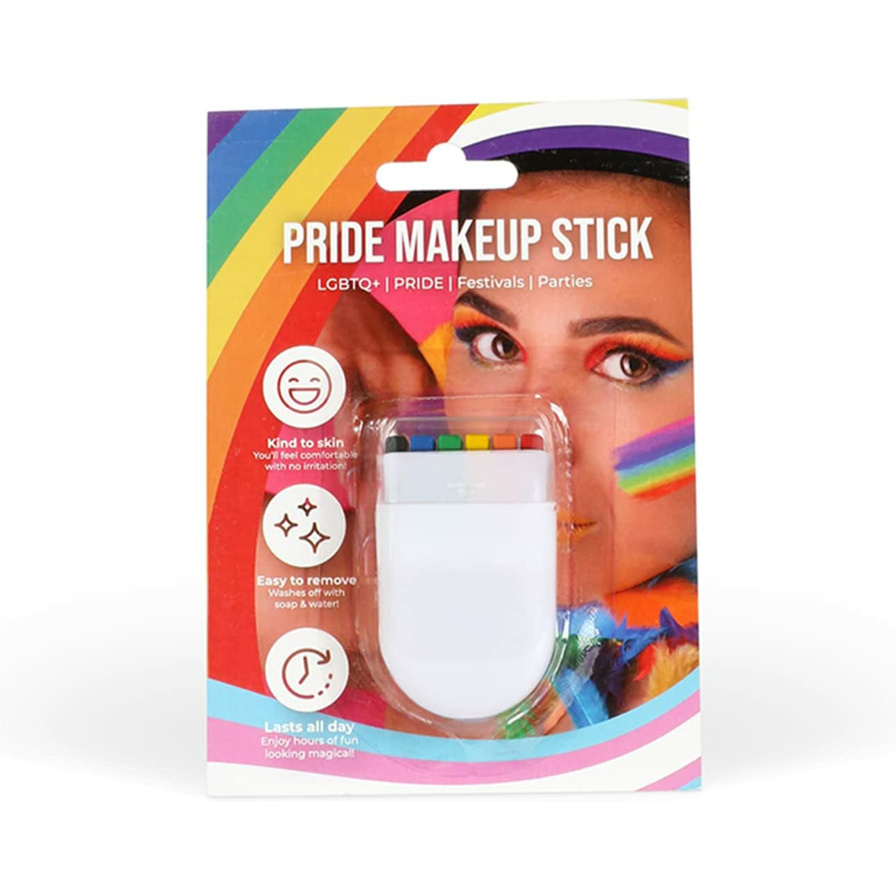 Rainbow Pride  - Make Up Face Paint Stick