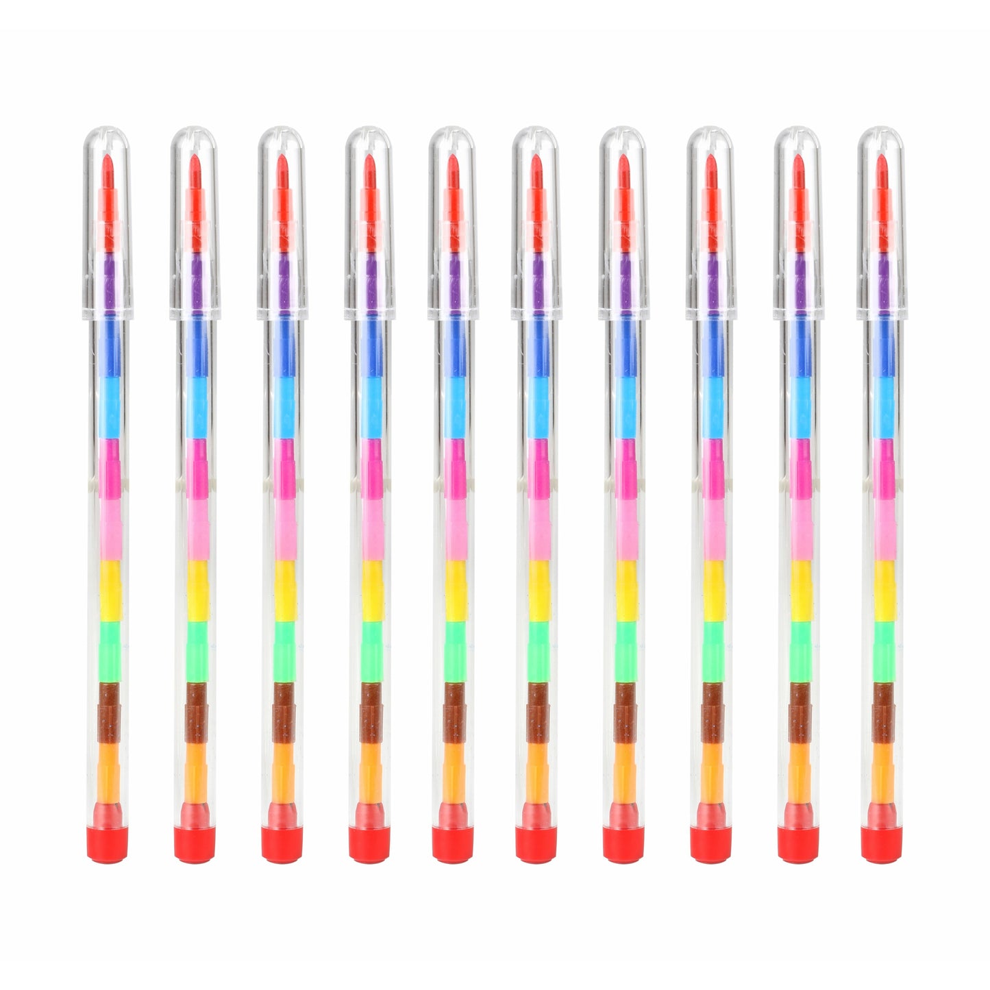 Pack of 10 Swap Stacker Crayon Pen