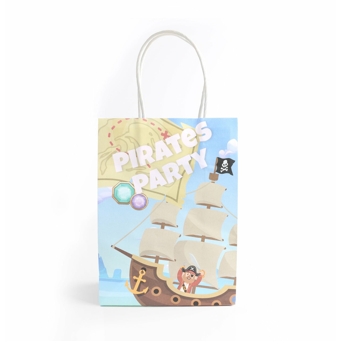Pirate Paper Bag with Handles