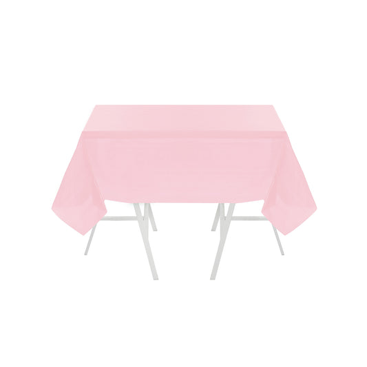 PINK PVC DISPOSABLE TABLE COVER