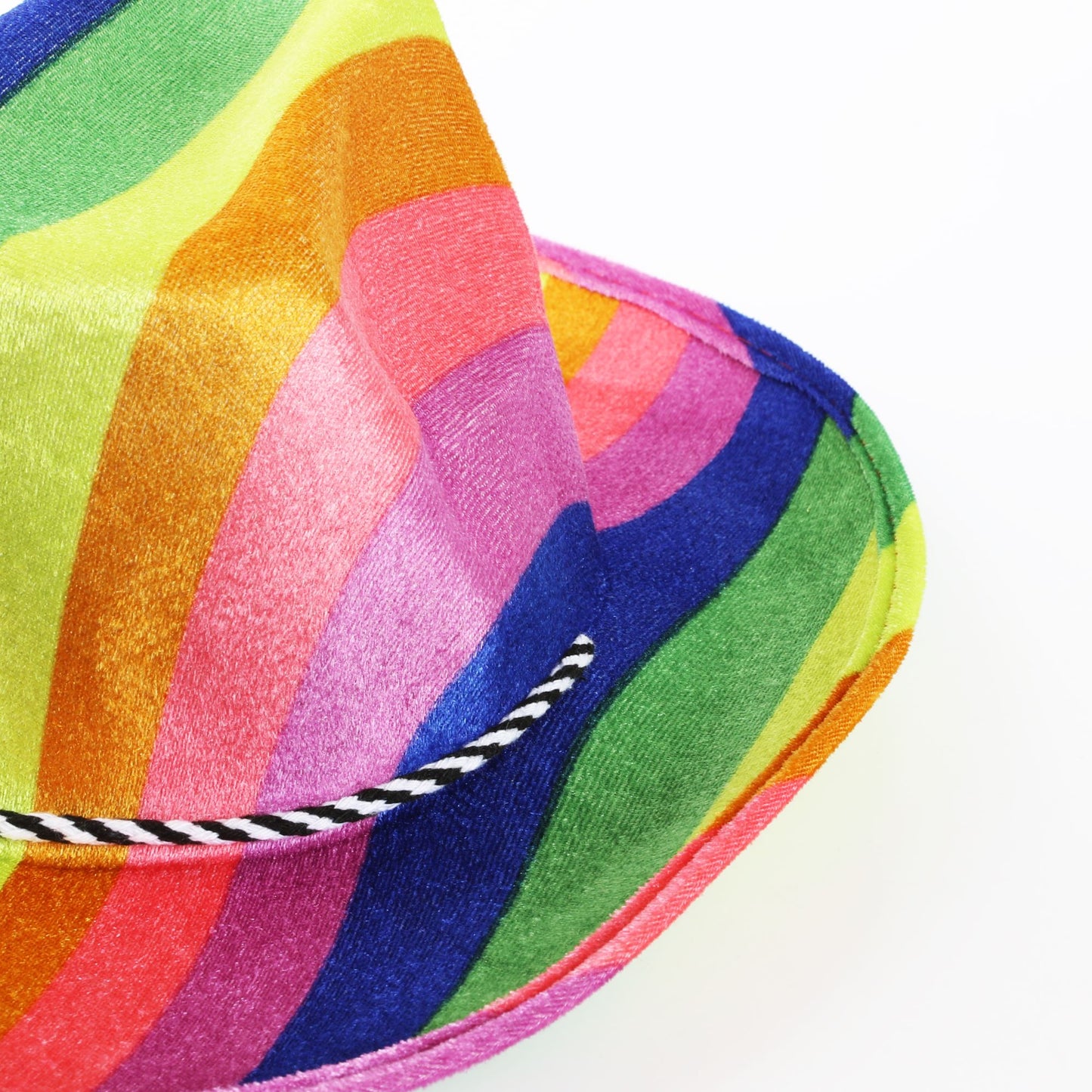 Rainbow Felt Cowboy Hat