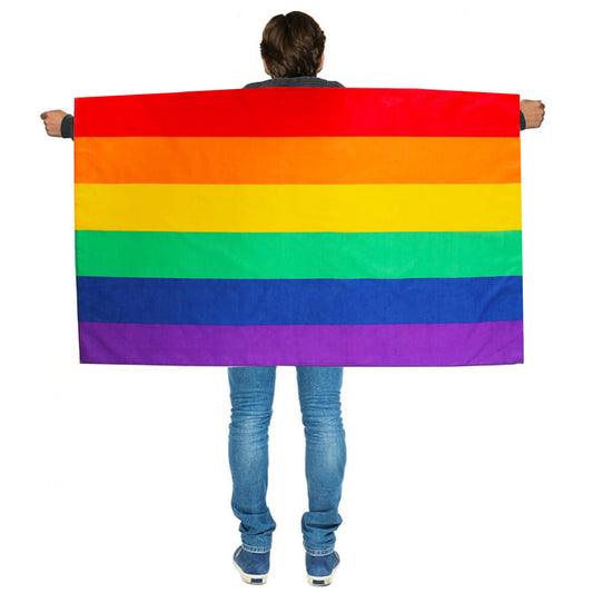 Rainbow Pride Wearable Cape Flag