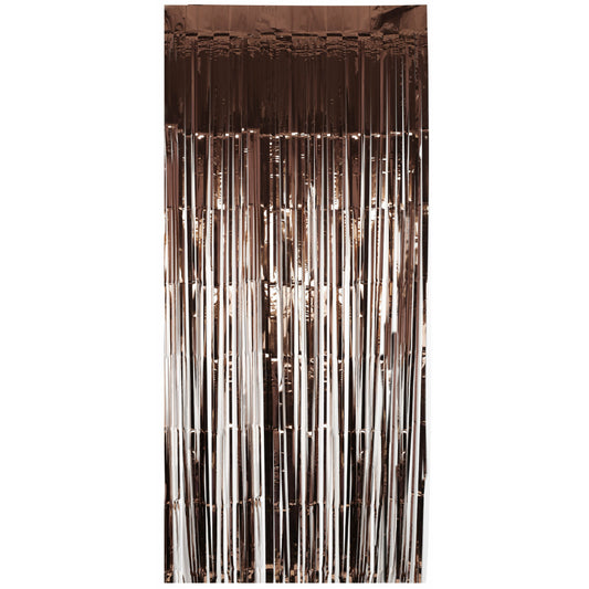 Rose Gold Foil Door Curtain