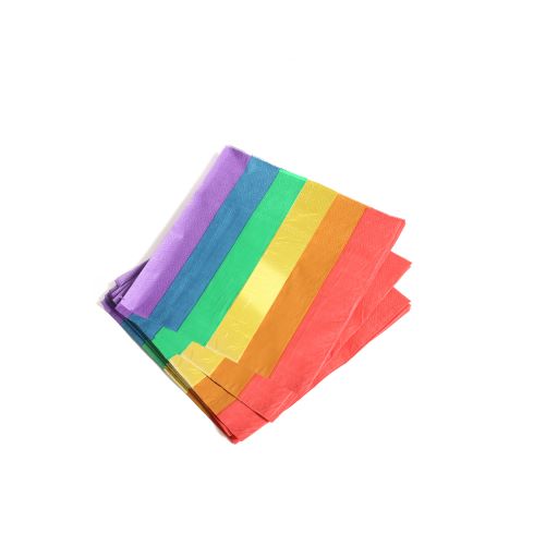 Rainbow Pride 6 Colour Paper Napkins Pack of 20