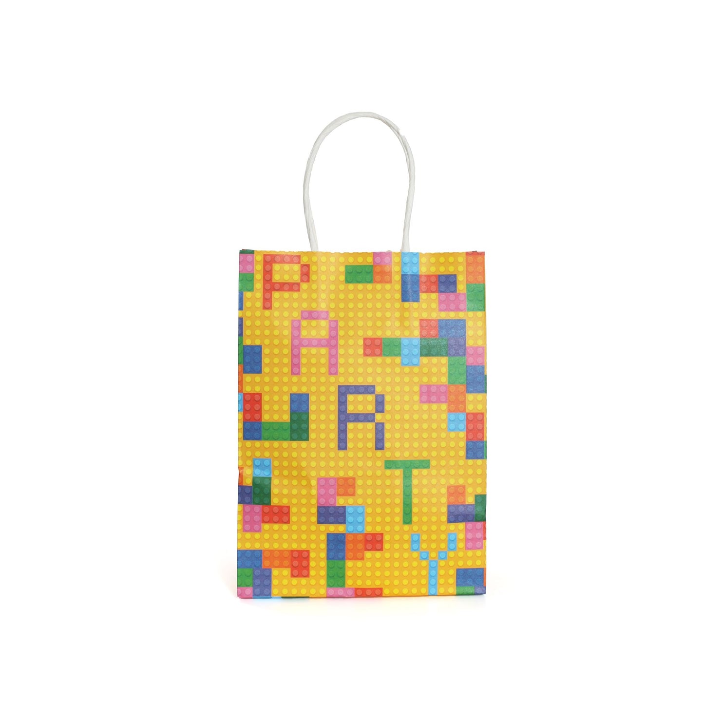 Blocks Party Paper Bag with Handles
