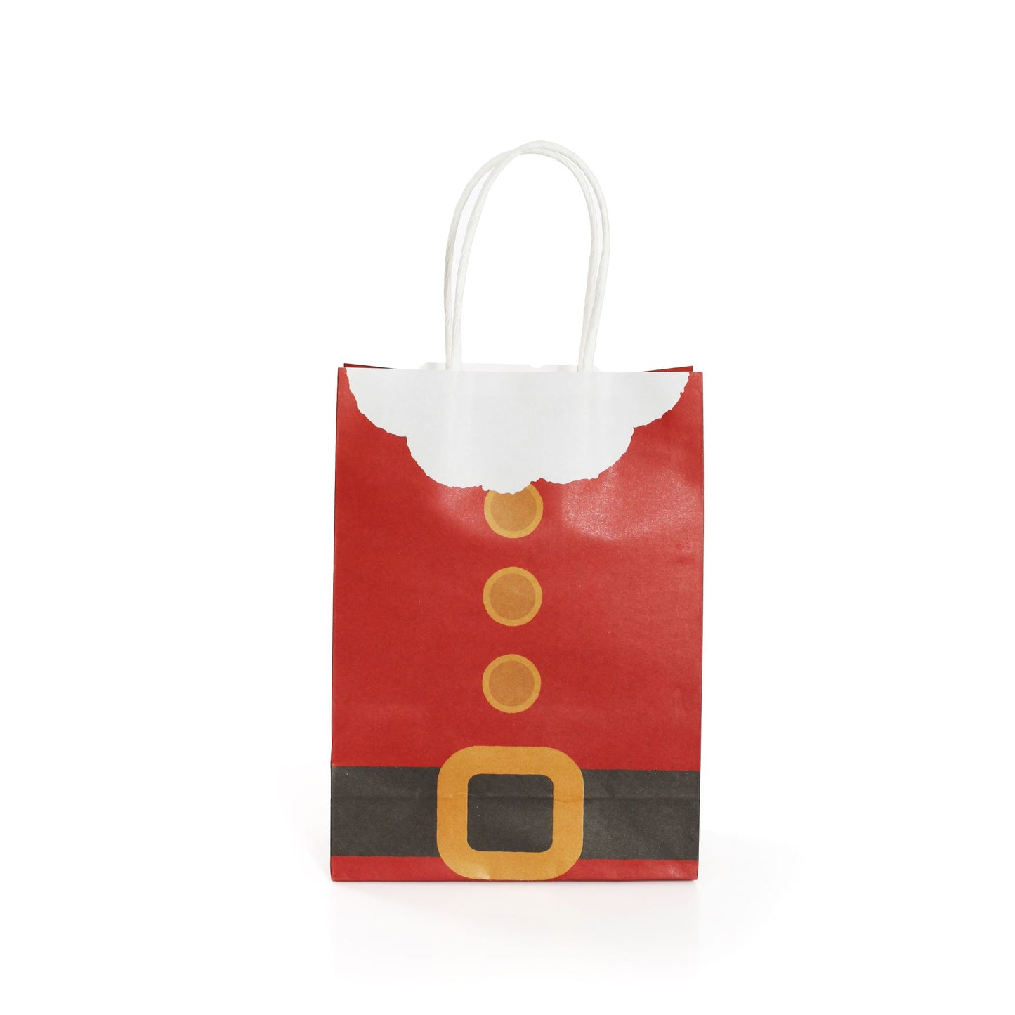 Santa Suit Design Paper Bag with Handles