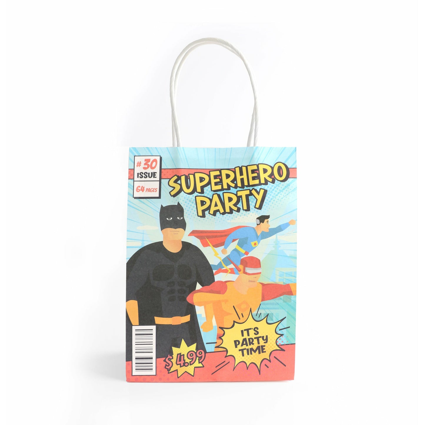 Superhero Paper Bag with Handles