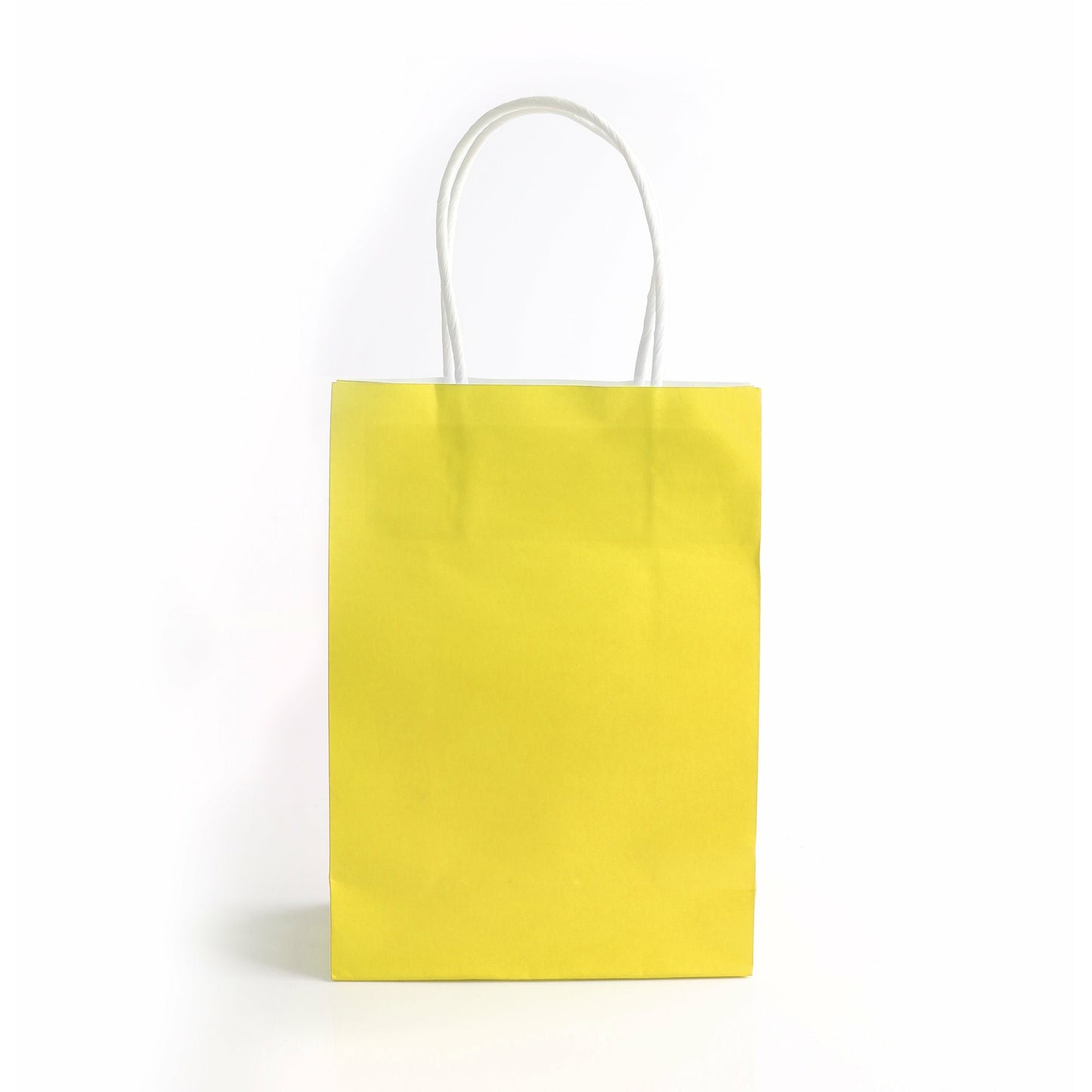 Yellow Paper Bag with Handles