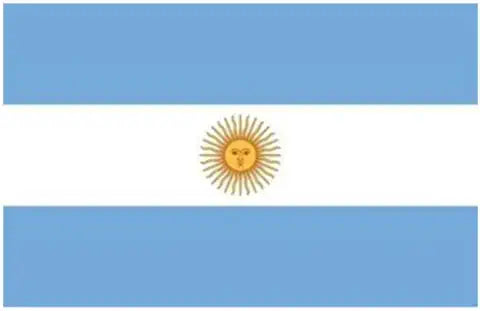 Argentina 5ft x 3ft Flag with 2 Eyelets