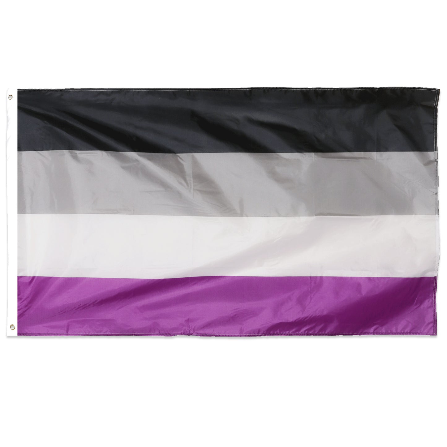 Asexual Pride LGBTQ+ 5ft x 3ft Flag with Eyelets