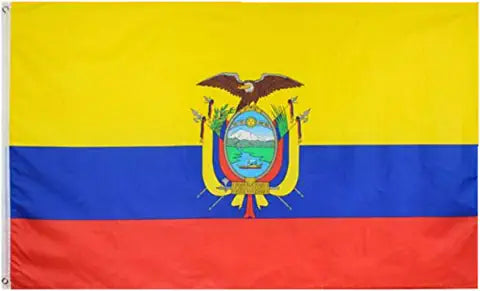 Ecuador 5ft x 3ft Flag with 2 Eyelets