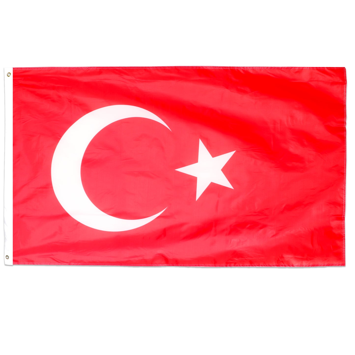 Turkey Ottoman Empire 5ft x 3ft Flag with 2 Eyelets