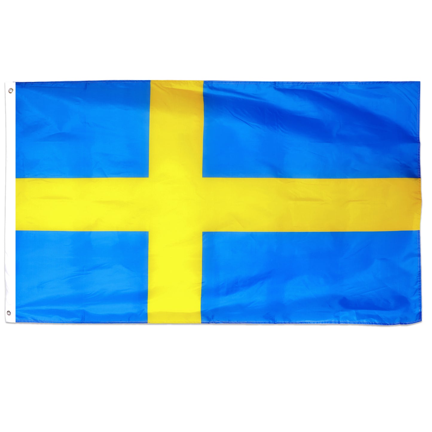 Sweden Swedish 5ft x 3ft Flag with 2 Eyelets