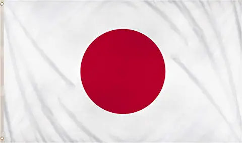 Japan 5ft x 3ft Flag with 2 Eyelets