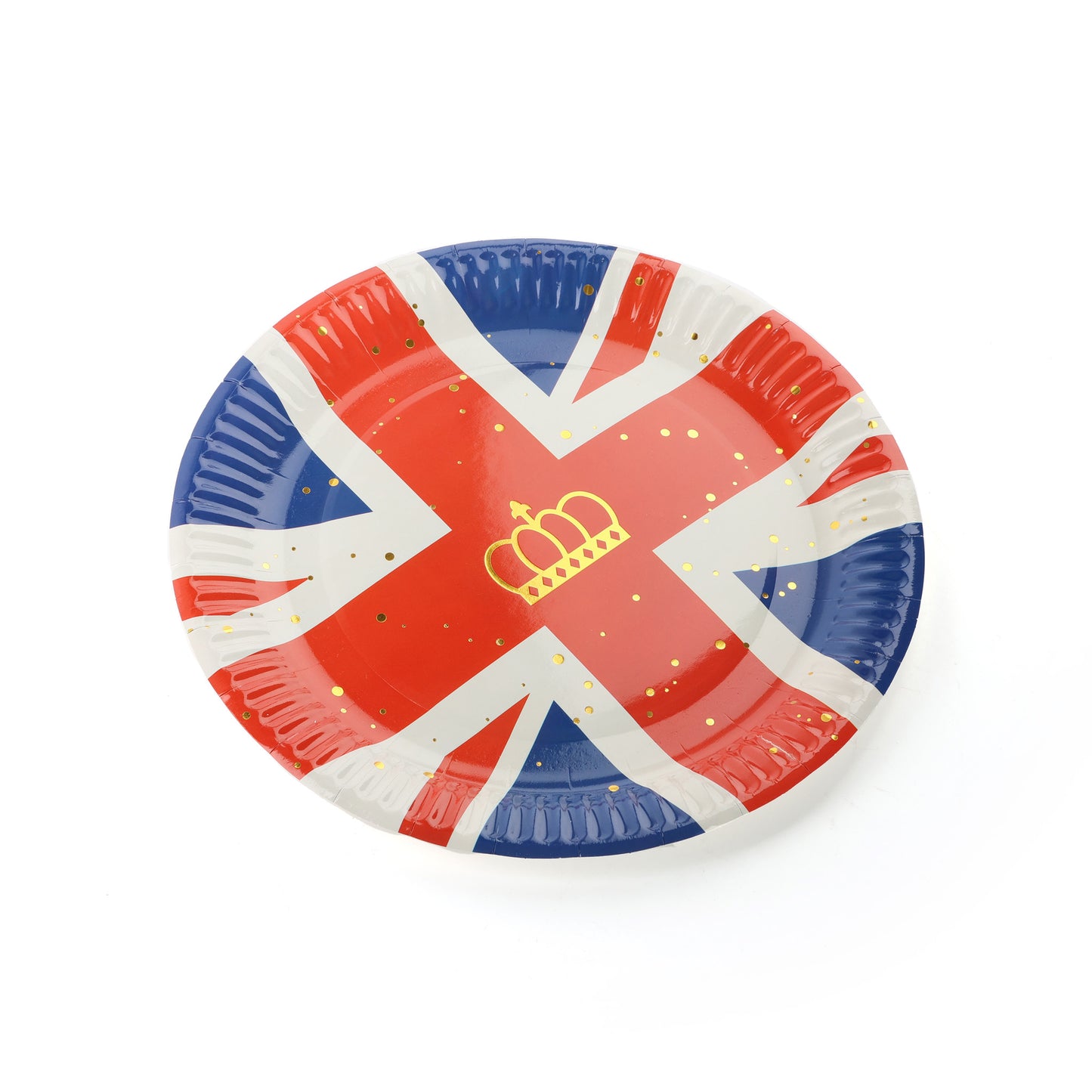Union Jack 9 Inch Paper Plate (Pack of 10)
