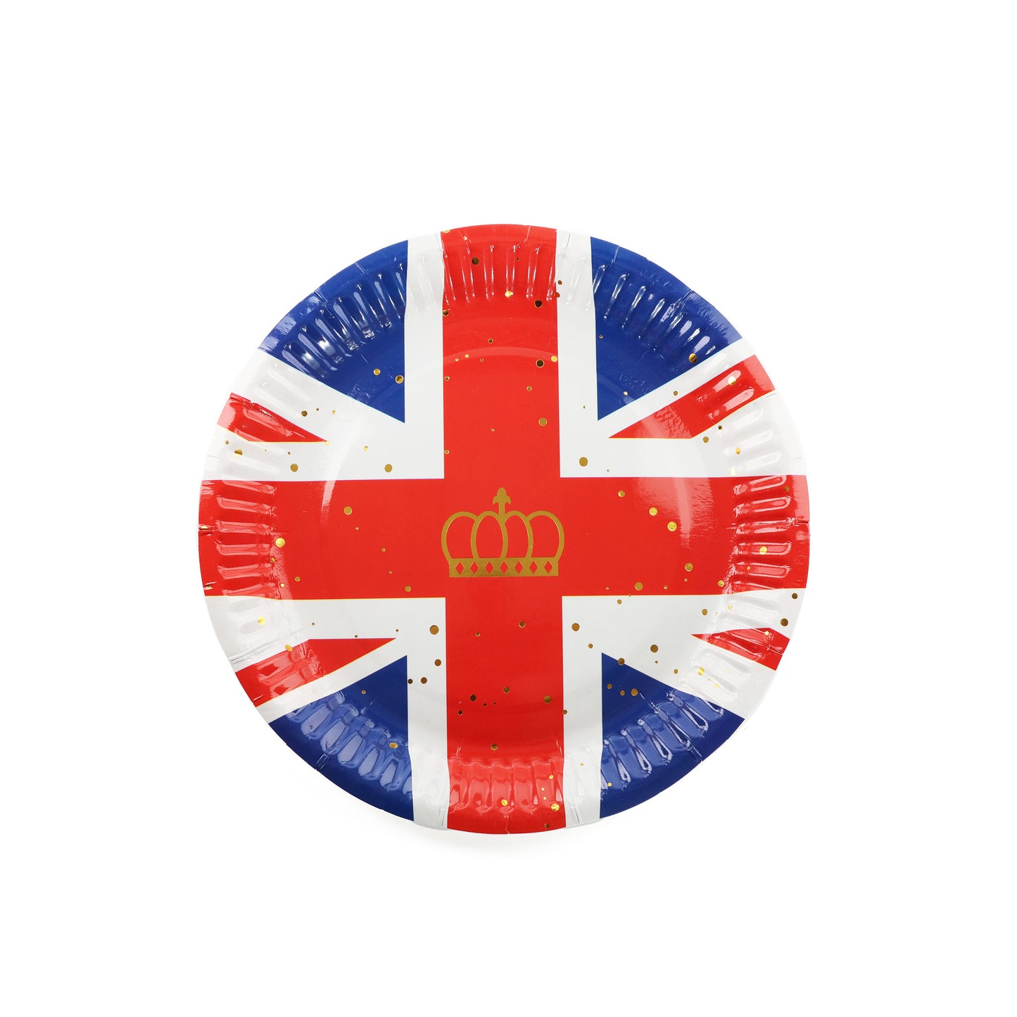Union Jack 7 Inch Paper Plate (Pack of 10)