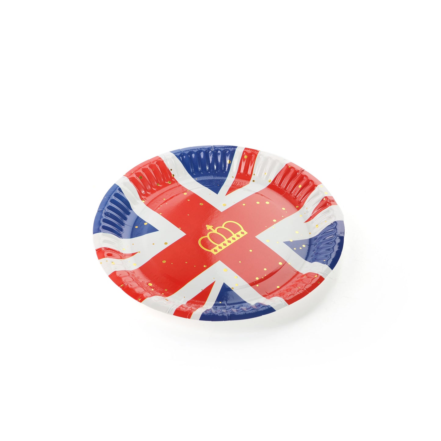 Union Jack 7 Inch Paper Plate (Pack of 10)