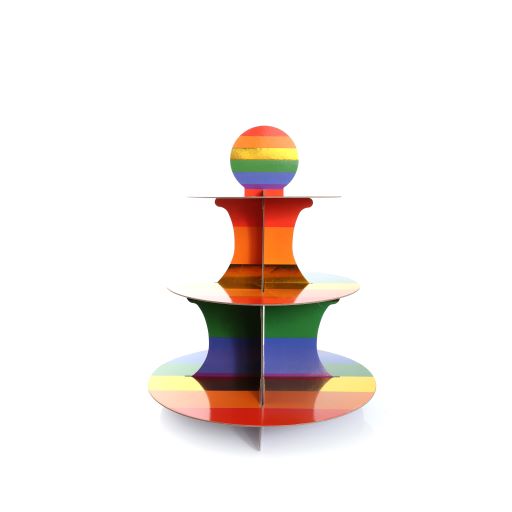 Rainbow Pride 3 Tier Cake Stand