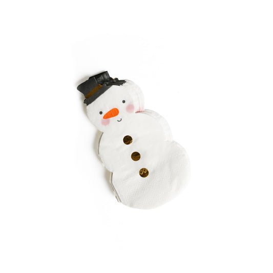 Snowman Christmas Paper Napkins Pack of 20